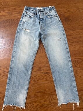 Moussy Vintage straight leg  Distressed Jeans - 26